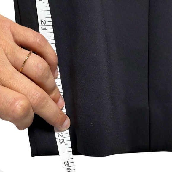 Theory Knit Tech Tapered Pants Black Size 2 Elastic Waist Ankle Trousers - Picture 5 of 6